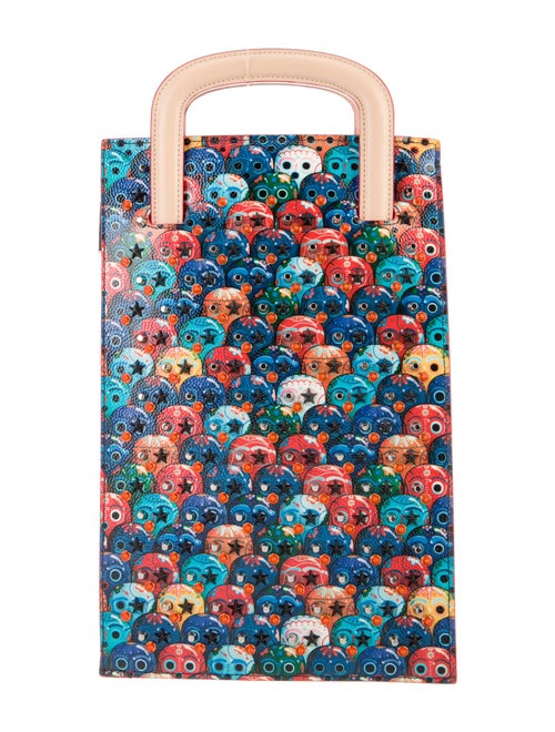 Christian Louboutin Patterned Studded Handle Bag