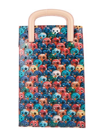 Christian Louboutin Handle Bags Patterned Studded Bag