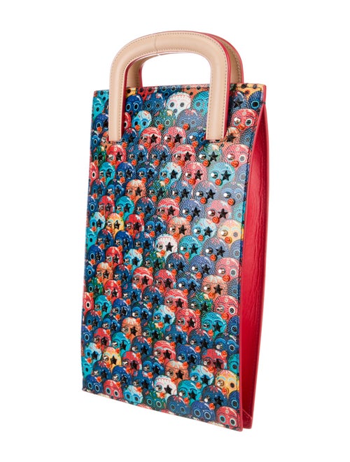 Christian Louboutin Patterned Studded Handle Bag