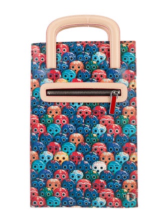 Christian Louboutin Patterned Studded Handle Bag