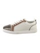 Christian Louboutin Spike Accents Leather Sneakers