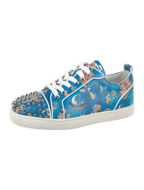 Christian Louboutin Leather Printed Sneakers