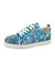 Christian Louboutin Leather Printed Sneakers