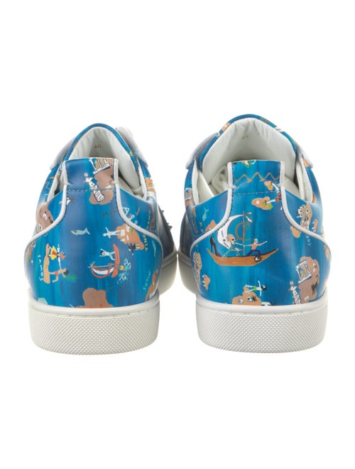 Christian Louboutin Leather Printed Sneakers