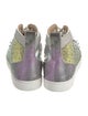 Christian Louboutin Spike Accents Crystal Sneakers