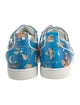 Christian Louboutin Spike Accents Leather Sneakers
