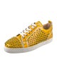 Christian Louboutin Spike Accents Leather Sneakers