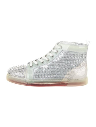 Christian Louboutin Spike Accents PVC Sneakers