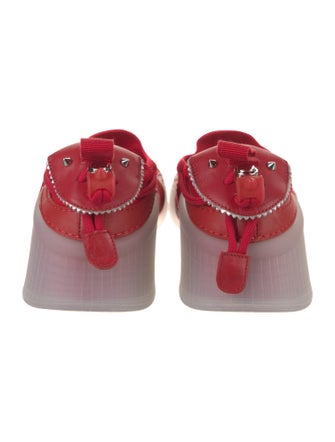 Christian Louboutin Suede Studded Accents Sneakers