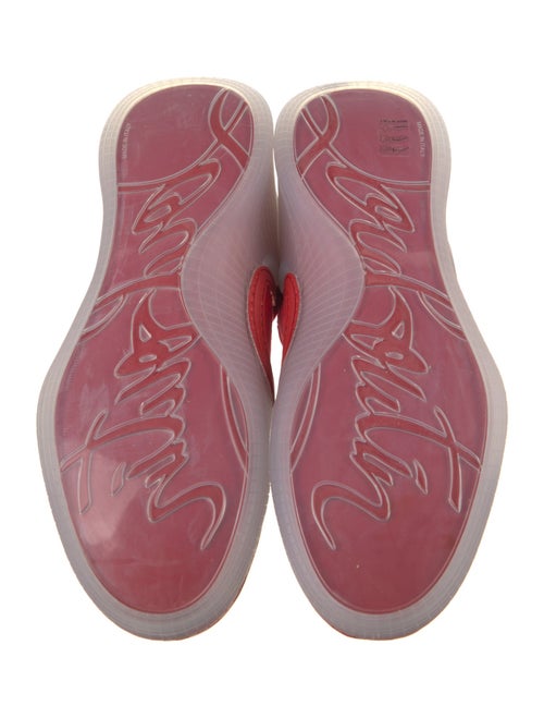 Christian Louboutin Suede Studded Accents Sneakers