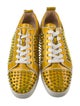 Christian Louboutin Spike Accents Leather Sneakers