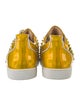 Christian Louboutin Spike Accents Leather Sneakers