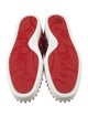 Christian Louboutin Spike Accents Satin Sneakers
