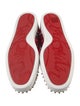 Christian Louboutin Spike Accents Satin Sneakers