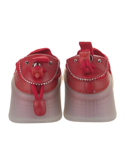 Christian Louboutin Rockstud Spike Suede Sneakers