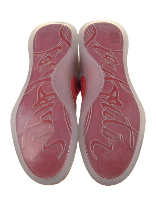 Christian Louboutin Rockstud Spike Suede Sneakers