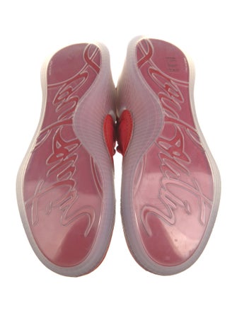 Christian Louboutin Suede Studded Accents Sneakers