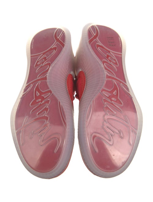 Christian Louboutin Suede Studded Accents Sneakers