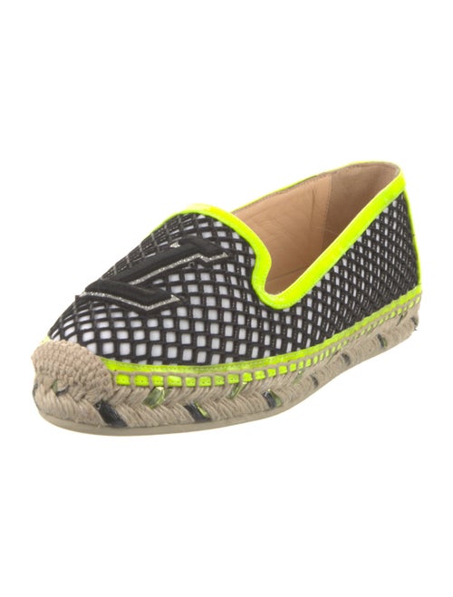 Christian Louboutin Printed Glitter Accents Sneakers