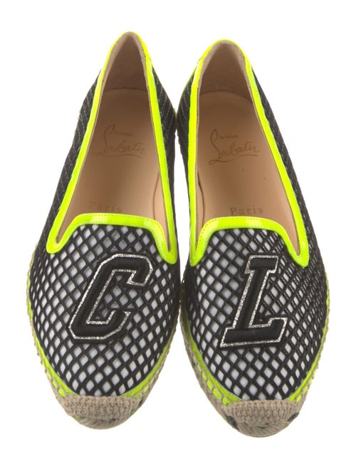 Christian Louboutin Printed Glitter Accents Sneakers