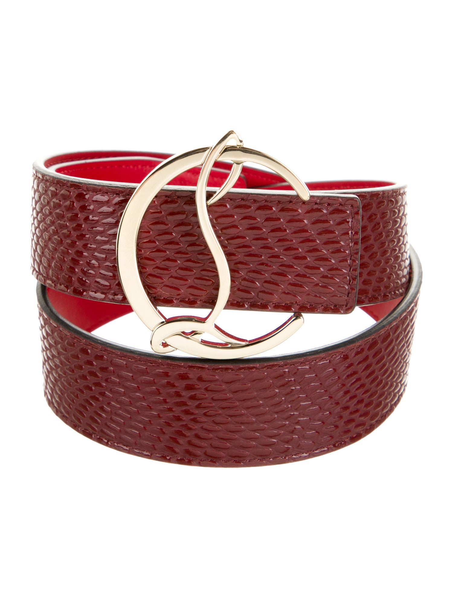 Christian Louboutin Lizard Belt