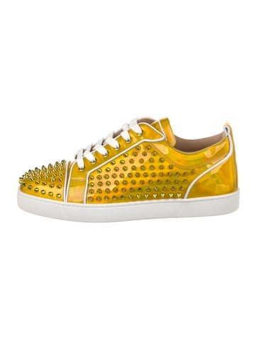 Christian Louboutin Sneakers Spike Accents Patent Leather Us10.5, Eu43.5 | 10.5