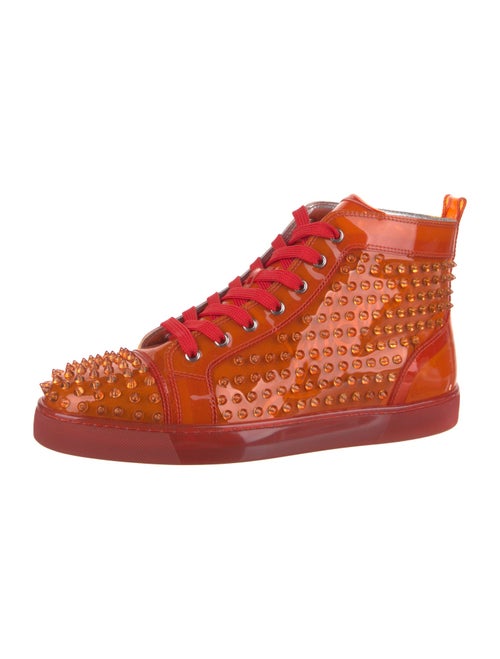 Christian Louboutin Spike Accents PVC Sneakers