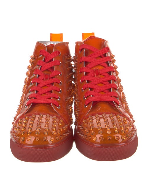 Christian Louboutin Spike Accents PVC Sneakers