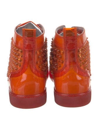 Christian Louboutin Spike Accents PVC Sneakers