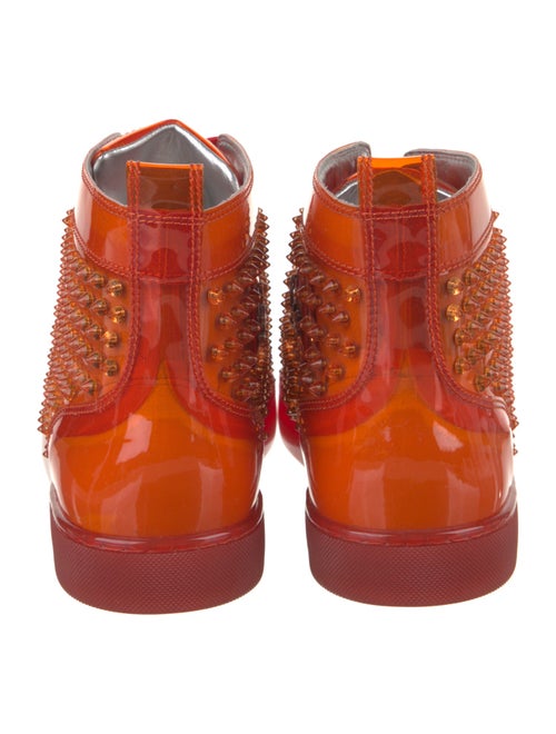 Christian Louboutin Spike Accents PVC Sneakers
