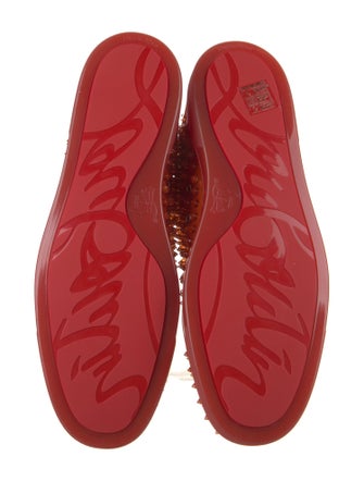 Christian Louboutin Spike Accents PVC Sneakers