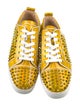 Christian Louboutin Patent Leather Studded Accents Sneakers