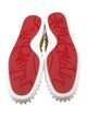 Christian Louboutin Patent Leather Studded Accents Sneakers
