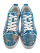 Christian Louboutin Spike Accents Leather Sneakers