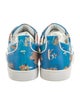 Christian Louboutin Spike Accents Leather Sneakers