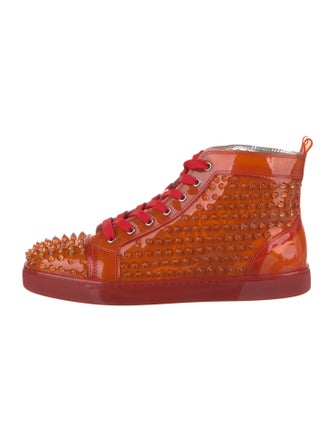 Christian Louboutin Spike Accents PVC Sneakers