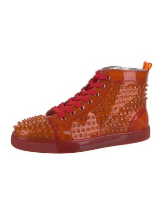 Christian Louboutin Spike Accents PVC Sneakers