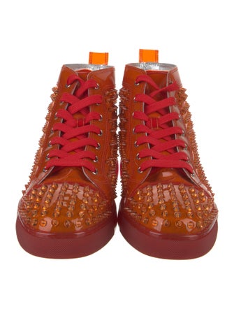 Christian Louboutin Spike Accents PVC Sneakers