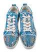 Christian Louboutin Spike Accents Leather Sneakers