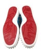 Christian Louboutin Spike Accents Leather Sneakers