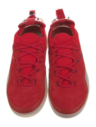 Christian Louboutin Suede Studded Accents Sneakers