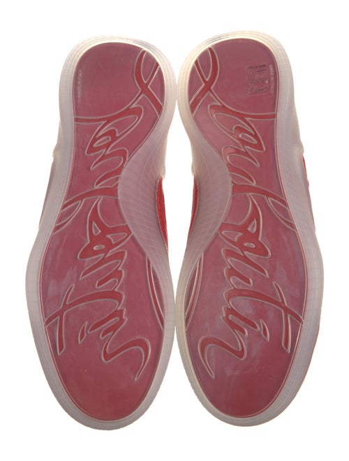 Christian Louboutin Suede Studded Accents Sneakers