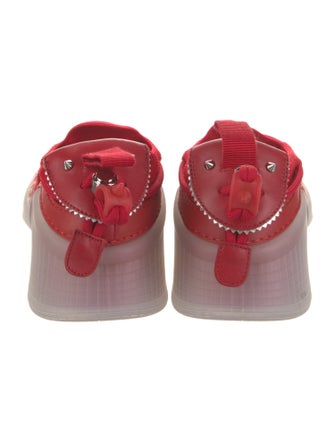 Christian Louboutin Rockstud Spike Suede Sneakers