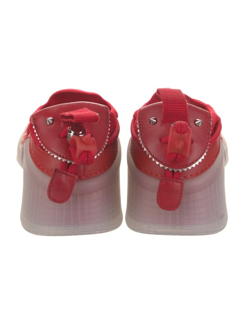 Christian Louboutin Rockstud Spike Suede Sneakers