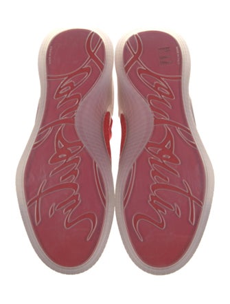 Christian Louboutin Rockstud Spike Suede Sneakers