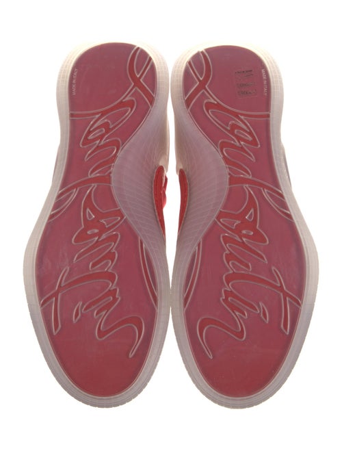 Christian Louboutin Rockstud Spike Suede Sneakers