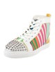 Christian Louboutin Rockstud Spike Canvas Sneakers