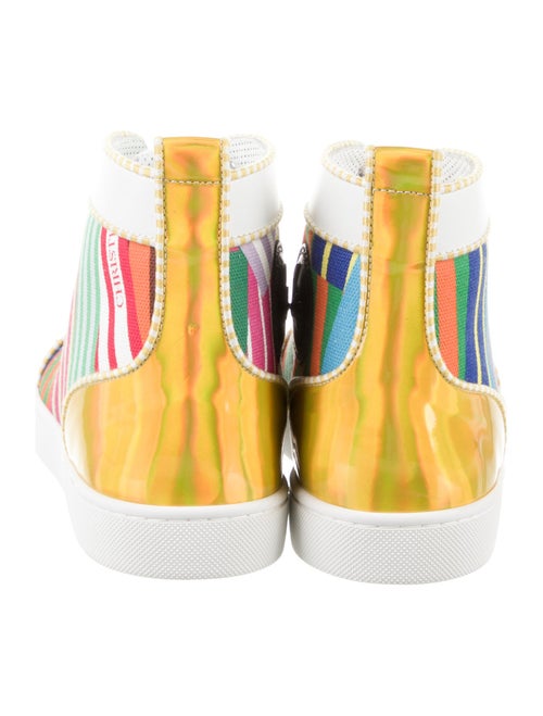 Christian Louboutin Rockstud Spike Canvas Sneakers