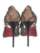 Christian Louboutin Lace Pattern Lace Trim Embellishment Pumps
