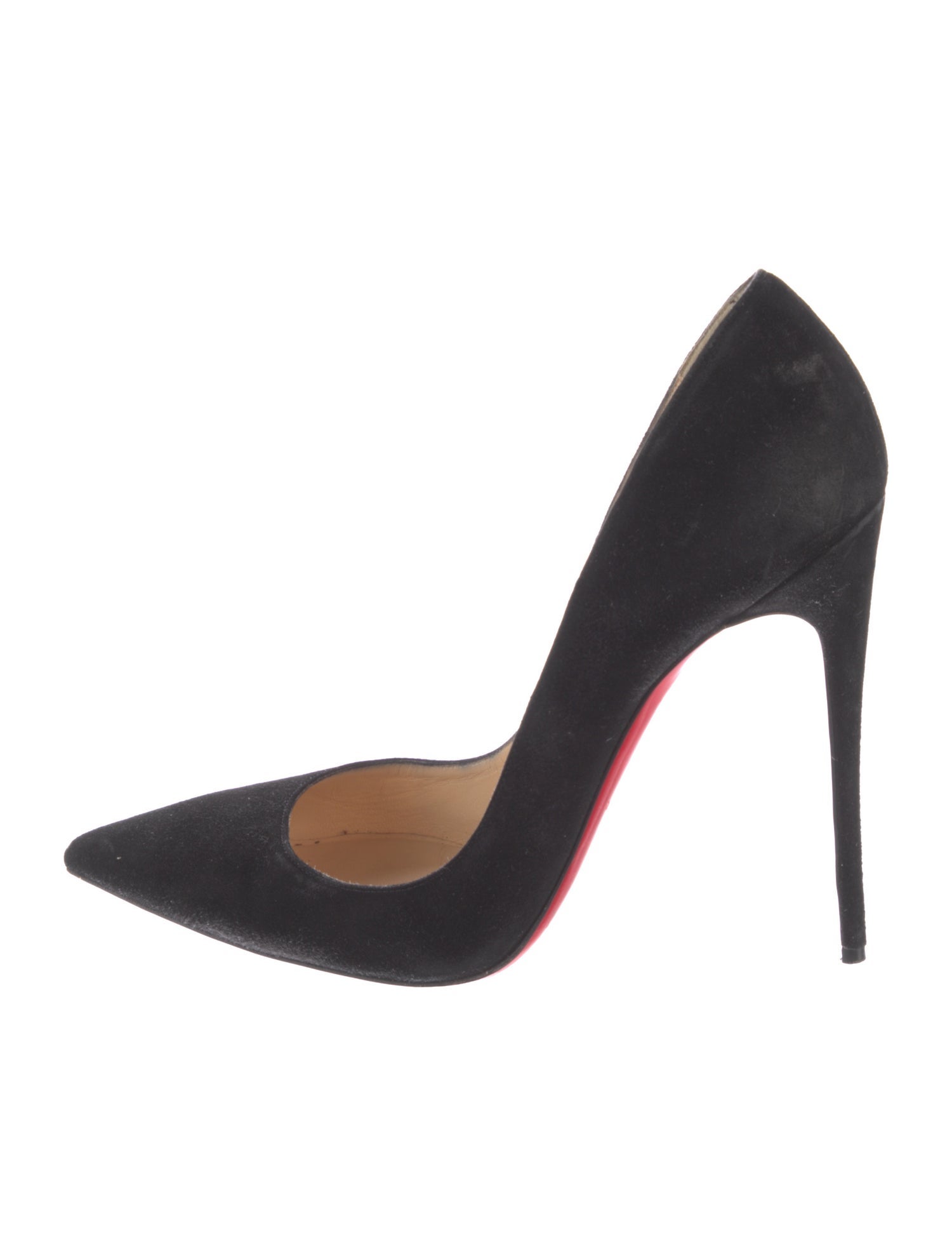 Christian Louboutin Suede D'Orsay Pumps